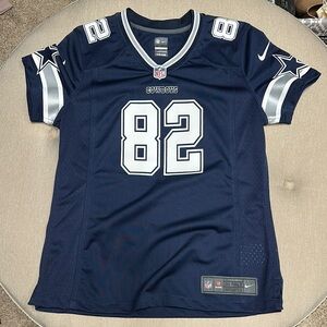 Cowboys Navy and Silver Jersey size Medium